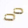 Bring a burst of color to your everyday style with the Arcobaleno Earrings, a celebration of vibrant beauty. Crafted in gold-plated brass, these rectangular hoops are adorned with multicolored crystal stones that sparkle with every movement. Perfect for both casual chic and evening glamour, they add a playful yet elegant touch to your look. Lightweight, versatile, and radiant, the Arcobaleno Earrings are the perfect accessory to brighten your day.