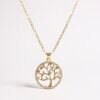 Celebrate life’s journey with the Albero di Vita Necklace, a radiant piece featuring a golden tree of life framed with sparkling crystal accents. Symbolizing strength, family, and new beginnings, this elegant pendant rests on a delicate gold-plated chain, making it a timeless reminder of resilience and growth. Whether worn daily or gifted to a loved one, it carries a message of beauty, balance, and enduring love.