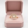 The Occhio di Perla Ring is a striking fusion of symbolism and sophistication. Crafted in luminous gold plating, this captivating design features an eye-shaped silhouette lined with sparkling pavé crystals, crowned by delicate lashes that shimmer with light. At the center rests a radiant pearl, symbolizing wisdom, clarity, and protection. Inspired by the ancient talisman of the “all-seeing eye,” this ring offers both fashion-forward appeal and a touch of spiritual meaning—perfect for those who embrace bold style with intention. Its adjustable band ensures a comfortable fit, making it as versatile as it is stunning. Whether worn as a statement piece or stacked with other Bella Pia favorites, the Occhio di Perla embodies protection, power, and timeless beauty.