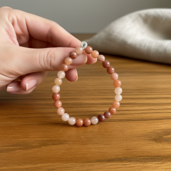 Embrace the calming beauty of the earth with Bella Terra. Handcrafted with warm natural stone beads in soft amber, sand, and clay tones, this bracelet carries a grounding energy that encourages balance and inner peace. Thoughtfully designed for women who find strength in simplicity, Bella Terra is more than jewelry—it’s a connection to nature’s quiet power. Wear it alone for a minimalist look or stack it to elevate your everyday style.