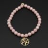 Handcrafted with genuine natural Rose Quartz gemstones and finished with a gold-plated Tree of Life charm, Fior di Sogni is a bracelet that celebrates love, healing, and inner peace. Known as the stone of unconditional love, Rose Quartz radiates calming energy and emotional harmony, while the Tree of Life symbolizes strength, growth, and connection. A meaningful piece of jewelry designed to empower the heart and elevate your style with a soft, romantic glow. Perfect for gifting—or cherishing for yourself.