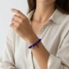 Elegant protection meets refined Italian charm. The Occhio Blu bracelet is handcrafted using faceted royal blue crystal beads that catch the light with every movement, symbolizing clarity and intuition. Featuring a gold-plated evil eye for protection against negativity and the red Cornetto horn symbolizing good luck and strength, this bracelet blends meaning with modern sophistication. Wear it as your everyday guardian or layer it for a bold Mediterranean look — either way, Occhio Blue keeps style and intention close at hand.
