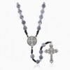 "Rosario di San Benedetto" Strength, Protection & Sacred Peace. The Rosario di San Benedetto is a powerful symbol of faith and protection, crafted for those who seek strength, guidance, and spiritual grounding. Featuring stunning blue crackle beads, hand-woven cord detailing, and an ornate crucifix, this rosary is anchored by the revered Saint Benedict medal — known for its centuries-old symbolism of protection against negativity and harm. Each bead offers a moment of peace, each prayer a step closer to clarity, comfort, and spiritual connection. Beautifully detailed and intentionally designed, this rosary makes a meaningful gift for yourself or someone you love. A timeless devotional piece to carry with you through every challenge, every blessing, and every prayer.