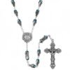 "Santiago di Smeraldo" Path of Faith. The Santiago di Smeraldo Rosary is a beautifully crafted devotional piece inspired by the historic Camino de Santiago pilgrimage. Designed with shimmering emerald-toned glass beads and ornate silver filigree caps, this rosary captures the spirit of faith, strength, and spiritual journey. At the center, a detailed Santiago emblem honors the tradition of the Way of St. James, while the intricately designed crucifix adds a timeless touch of reverence. Each bead is thoughtfully spaced and linked, offering a smooth, calming flow through every prayer. Whether gifted to a loved one or kept as a treasured personal sacramental, this rosary is a meaningful companion for prayer, reflection, and the journeys of life. Perfect for: devotion, gifting, confirmation, spiritual encouragement, and collectors of meaningful religious pieces.