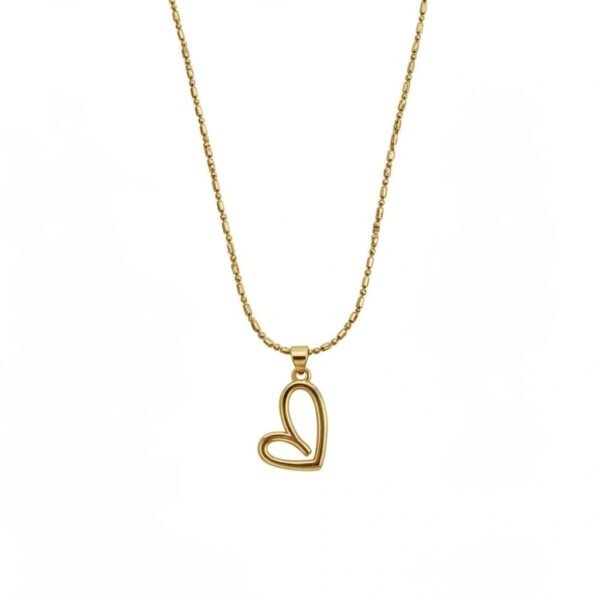"Cuore Puro" Love, in its purest form. The Cuore Puro Necklace is a refined expression of love, simplicity, and intention. Crafted in radiant gold plating, this minimalist open-heart pendant features clean, flowing lines that create a light, elegant silhouette. Timeless and understated, the open-heart design symbolizes authenticity, connection, and pure emotion—making it a meaningful piece designed to be worn close to the heart. Suspended from a delicate gold-plated chain, it offers effortless comfort and everyday versatility. Perfect worn alone for quiet elegance or layered with other Bella Pia favorites, the Cuore Puro Necklace is a modern keepsake that celebrates love in its most honest and beautiful form.
